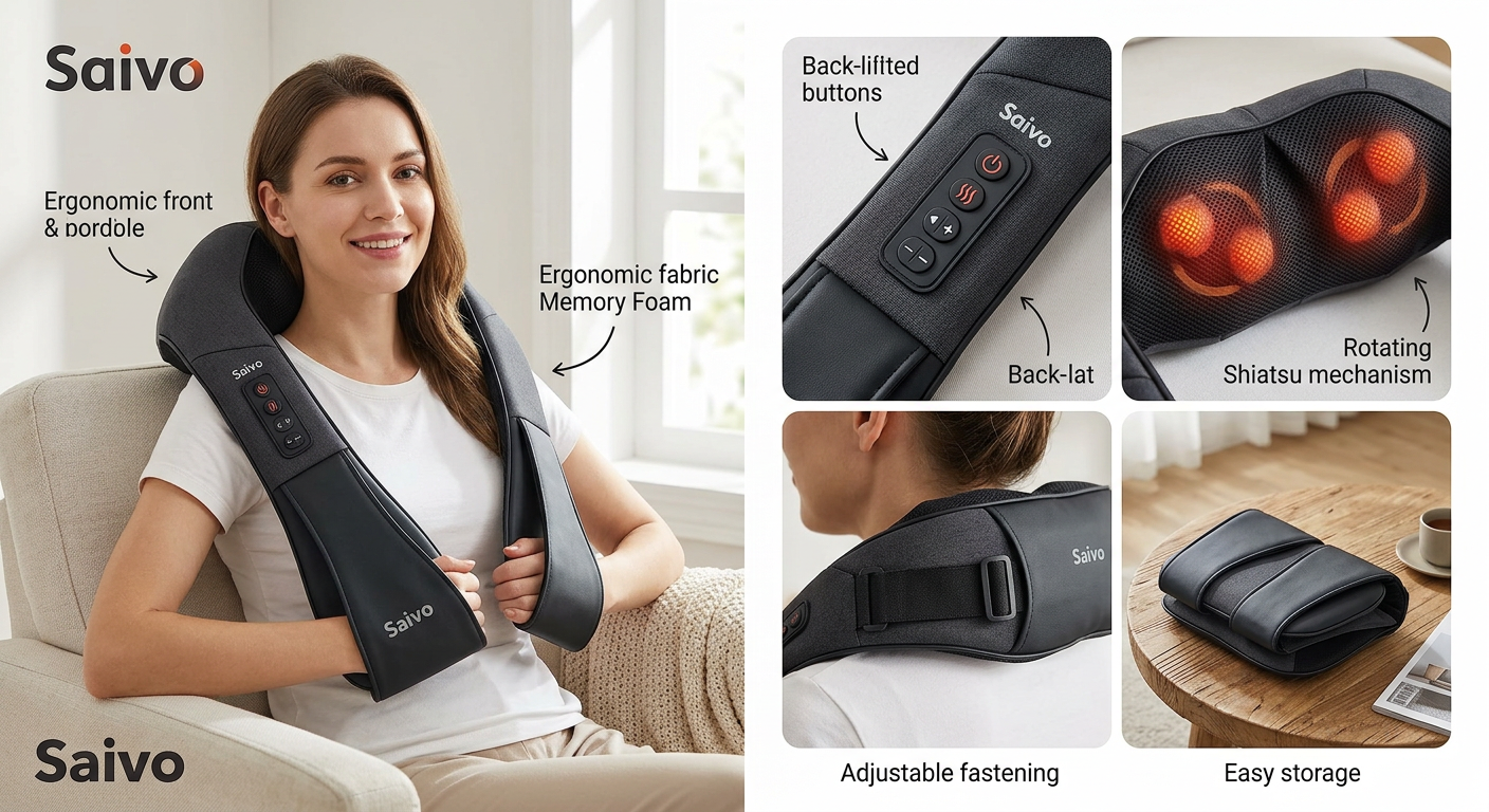 Saivo Shoulder Belt Massager
